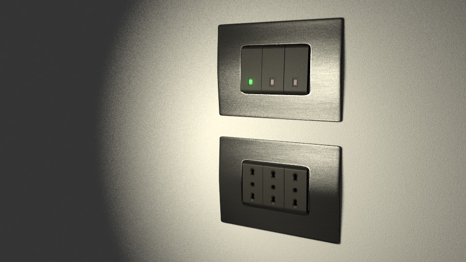 electric light switch and european plugs preview image 1